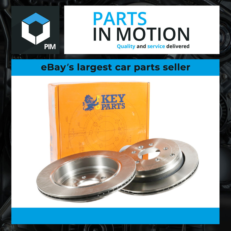 2x Brake Discs Pair Vented Rear 325mm KBD4532 Key Parts Set SDB000632 SDB000633
