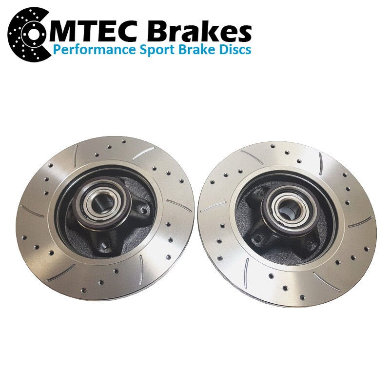 Citroen C4 Grand Picasso 1.6 1.8 2.0 06-14 Rear Drilled Grooved Brake Discs gallery