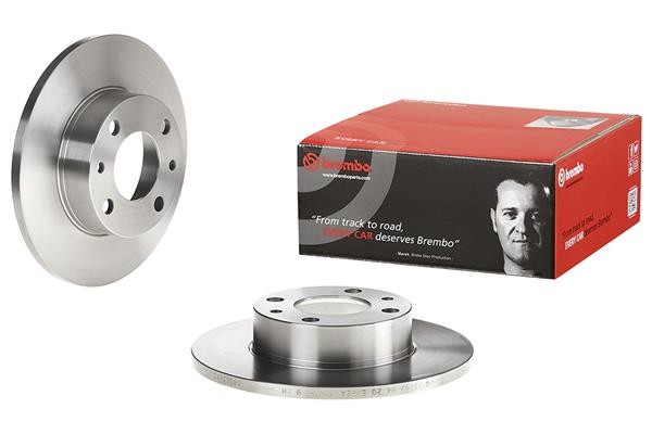 2x Brake Discs Pair Solid fits FIAT 850 SPIDER 100 Front 8 9 65 to 72 227mm Set gallery