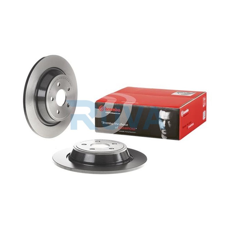 Fits Ford S-Max 2015- Galaxy 2015- Edge 2015-2018 Ruva Rear Brake Discs