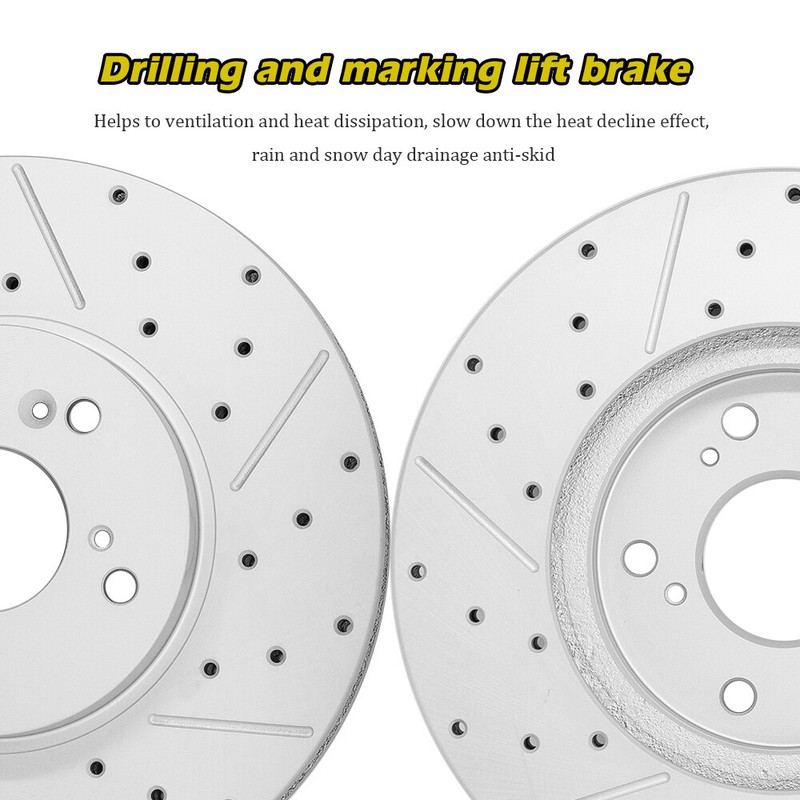 Front Drilled Brake Rotors for Chevy GMC Silverado Sierra Suburban 1500 Tahoe gallery