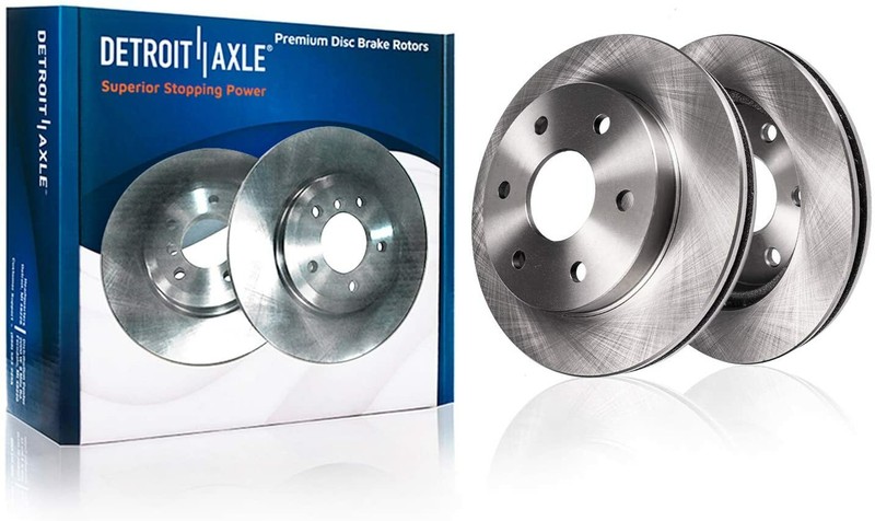Rear Disc Brake Rotors + Left Brake Caliper for 2003-2006 Silverado Sierra 1500 gallery