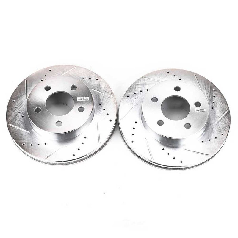 Front Brake Rotor Set For 2002-2007 Jeep Liberty 2004 2003 2005 2006 Power Stop