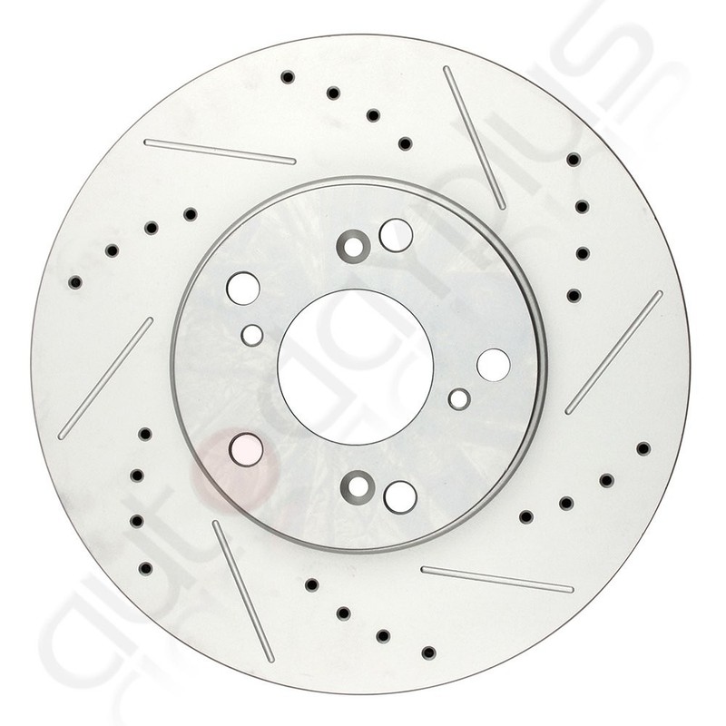 Front Brake Disc Rotors For 2002 2003 2004 Honda CR-V Drilled & Slotted 2Pcs gallery