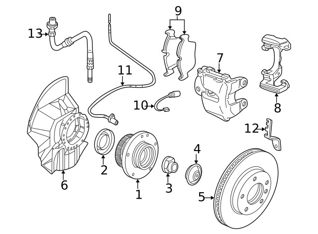 Genuine BMW Disc Brake Rotor Left 34112282445 gallery