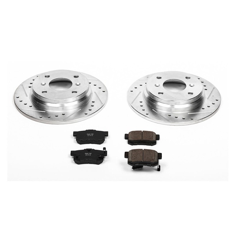 K1038 Powerstop 4-Wheel Set Brake Disc and Pad Kits Front & Rear for Prelude gallery