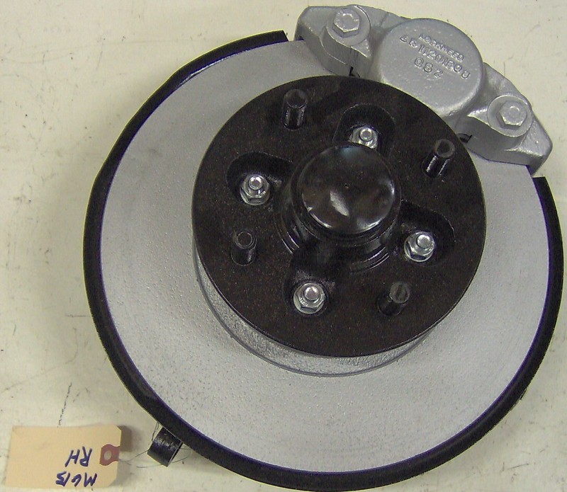 MGB RIGHT HAND/LEFT HAND FRONT SWIVEL AXLES/CALIPERS/ROTORS '62 - '80 K389 gallery