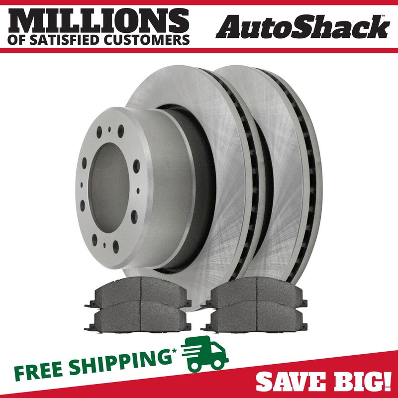 Rear Brake Rotors & Pads for 2009-2018 Ram 2500 3500 5.7L 5.9L 6.4L 6.7L V8