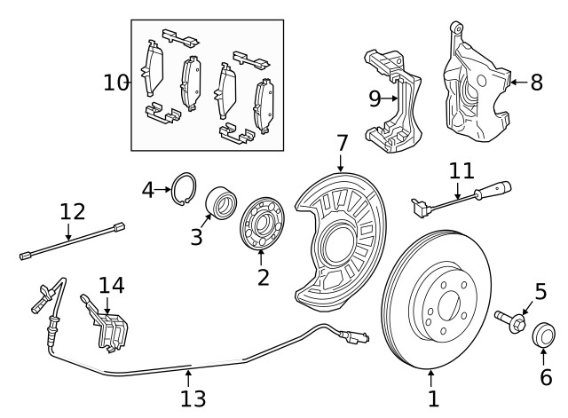 Genuine Mercedes-Benz Disc Brake Rotor 246-421-26-12-07 gallery