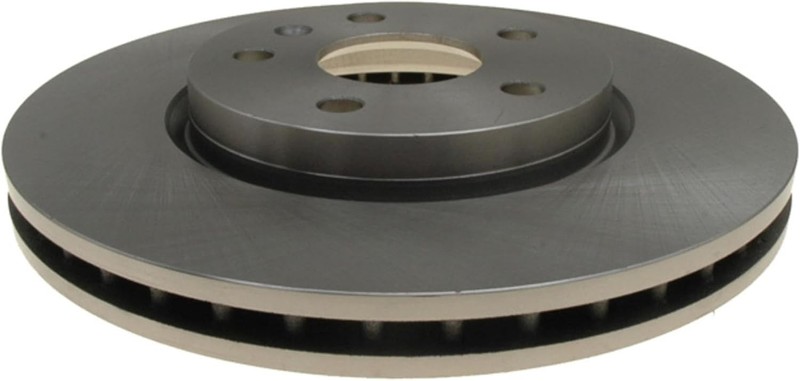 Silver Non-Coated Brake Rotor 18A2719A | GM-Compatible for Chevy, GMC