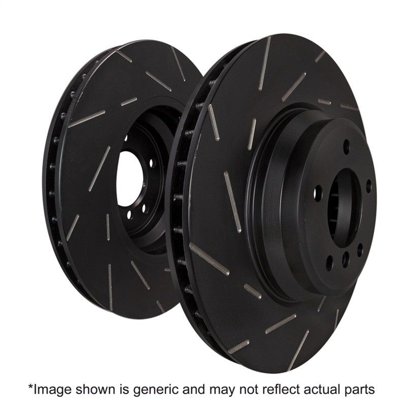 EBC 10-14 Ford Mustang 3.7 USR Slotted Rear Rotors gallery