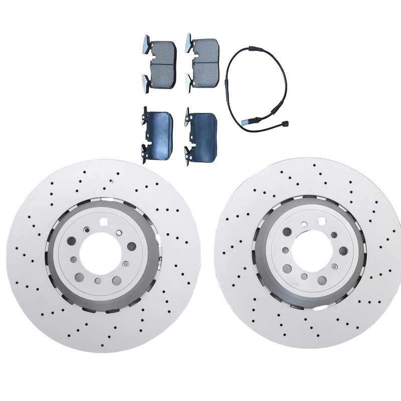 Front Pads Brake Kit 380mm Disc Rotors & Ceramic For BMW F80 F82 F87 M2 M3 M4