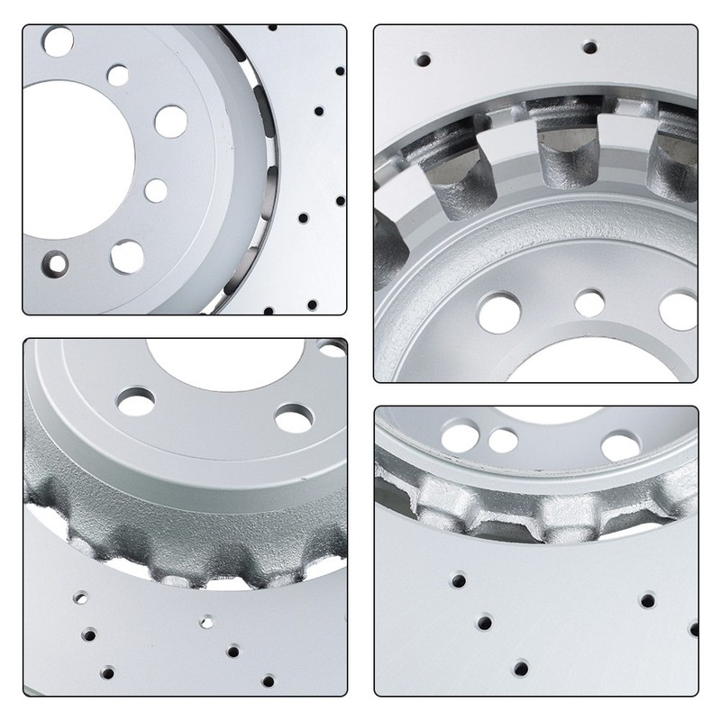 Set Brake Disc Rotor Front Rear For 2015-2020 BMW F87 F80 F82 M3 M4 L+R gallery
