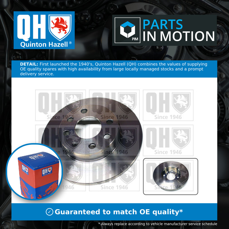 2x Brake Discs Pair Solid fits OPEL CORSA C 1.0 Front 00 to 09 240mm Set QH New