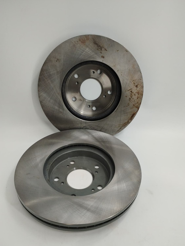 DuraGo BR90117801 Titanium Gray Front Vented Brake Rotor 2013-22 Honda Accord