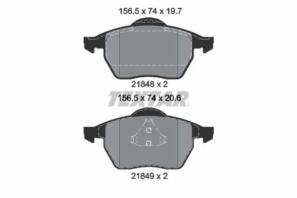 TEXTAR Brake Discs & Pads Front & Rear Braking Set For Ford Galaxy Seat Alhambra gallery