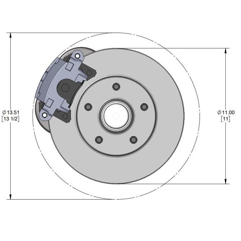Deluxe Disc Brake Conversion Kit 1947-1959 Chevy GMC 3100 Half-Ton Pickup Truck gallery