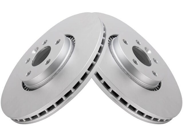 TRQ 94PQ37S Front Brake Rotor Set Fits 2010-2015 Volvo XC60
