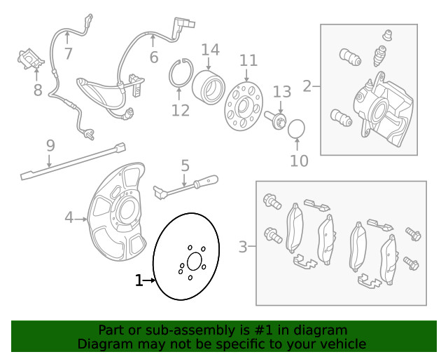 Genuine Mercedes-Benz Disc Brake Rotor 000-421-17-12-07 gallery