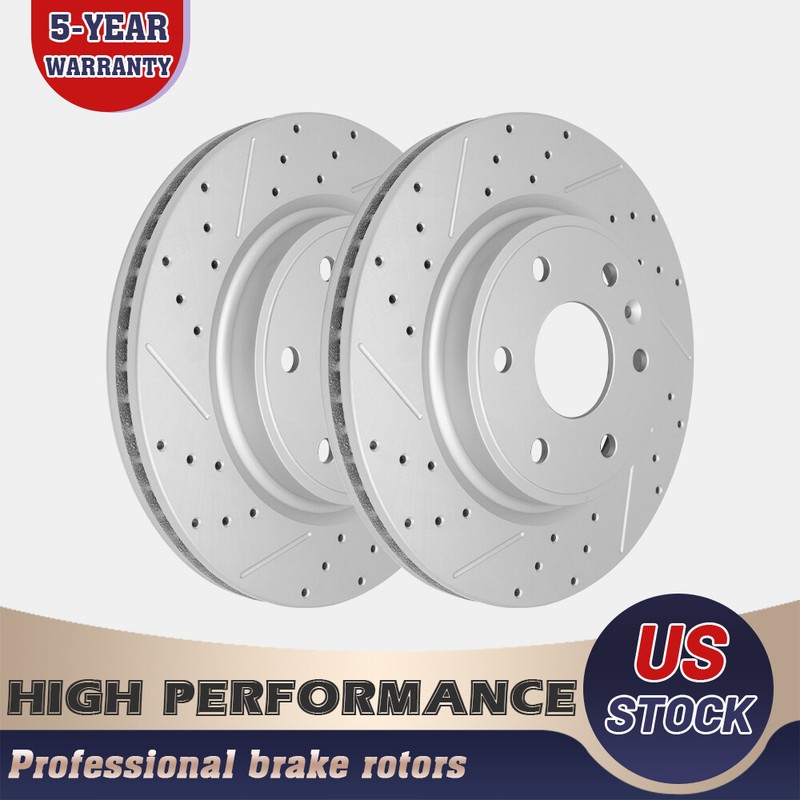 Front Disc Brake Rotors for 2007-2017 Chevy Traverse Enclave GMC Acadia Outlook