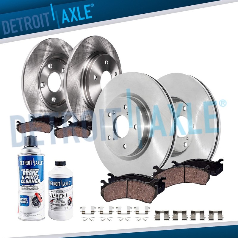10pc Front Rear Brake Rotors Ceramic Brake Pads Kit for 2017 – 2023 Honda CR-V