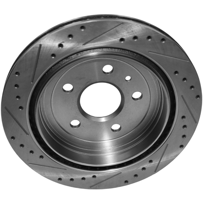 Rear Drilled Brake Rotors for Chevrolet Camaro 2010-2015 Cadillac CTS 08-19 gallery