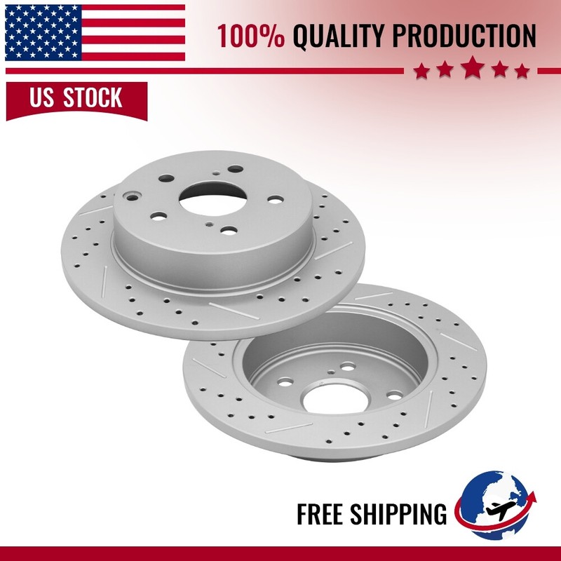 Rear Brake Rotors for 2006 2007 2008 2009 2010 2011 2012 – 2017 2018 Toyota RAV4