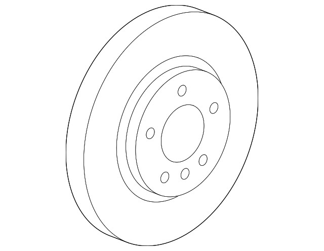 Genuine GM Front Disc Brake Rotor 23127614 gallery
