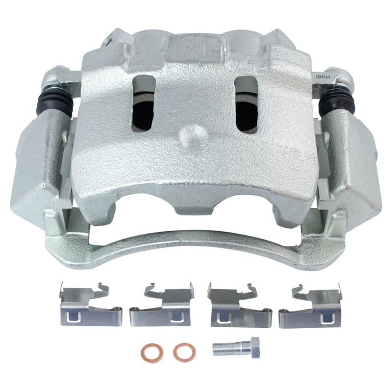 TRQ Brake Pad & Rotor Kit Semi-Metallic Fits Ford gallery