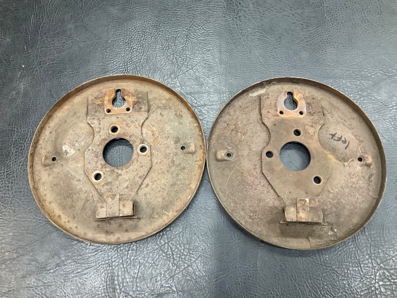 AirCooled Type 1 Front Brake Backing Plate Set King & Link 54-57