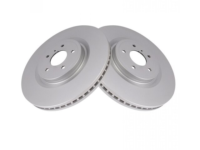 Front TRQ Brake Rotor Set fits Infiniti Q50 2014-2021 3.0L V6 95PPBK