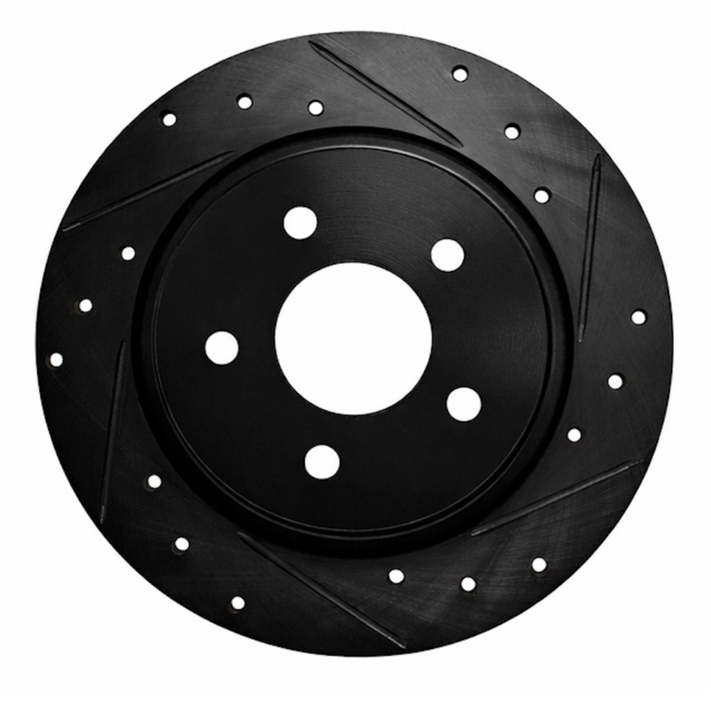 For Mazda 3 2019-2023 Brake Rotor Set | Black | Vented | Drilled And Slotted gallery