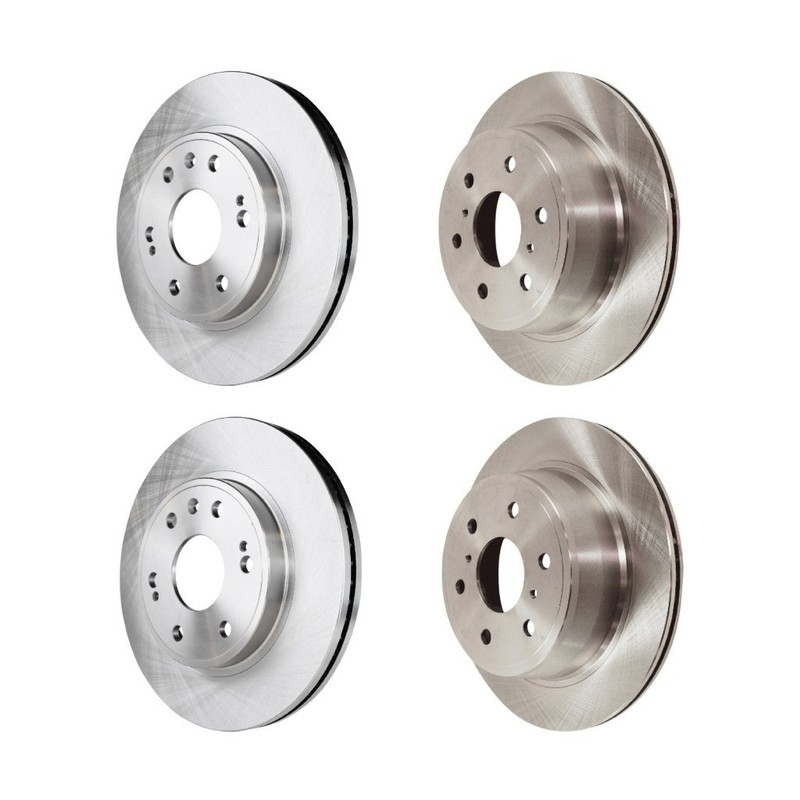 For Cadillac Escalade 2007-2020 Brake Discs Front and Rear Cast Iron 6 Lugs
