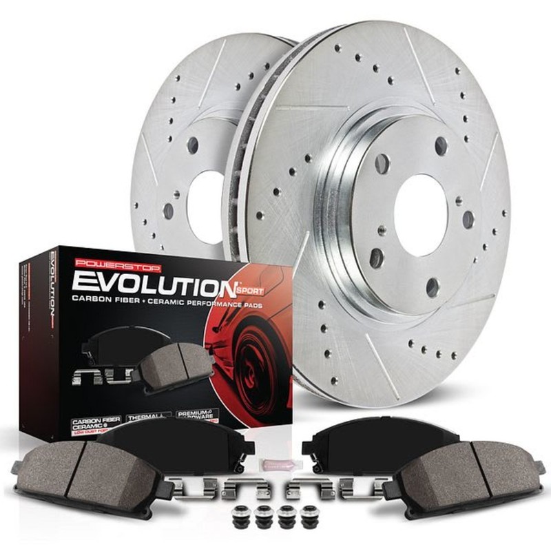 Powerstop Evolution Rear 298mm Discs and Pads Kit for Sprinter 1500 2500 gallery