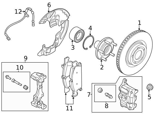 Genuine Ford Disc Brake Rotor PZ1Z-1125-C gallery