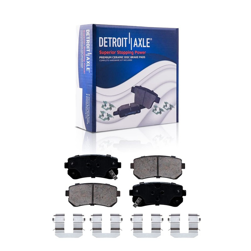 Rear Brake Rotors + Brake Pads for Hyundai Tucson 4WD Brakes Rotor and Pad Kit gallery