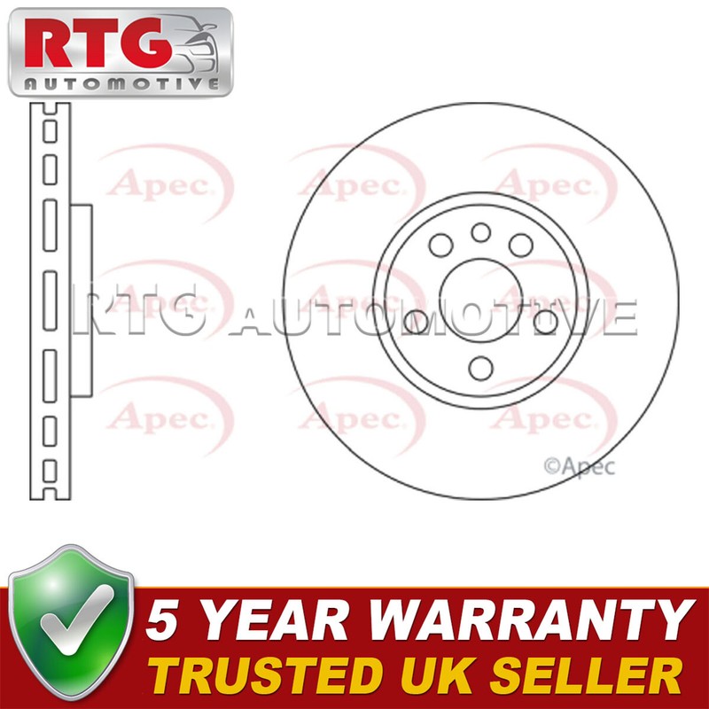 Front Brake Disc Fits Peugeot Expert 807 Fiat Scudo Ulysse Citroen Dispatch C8
