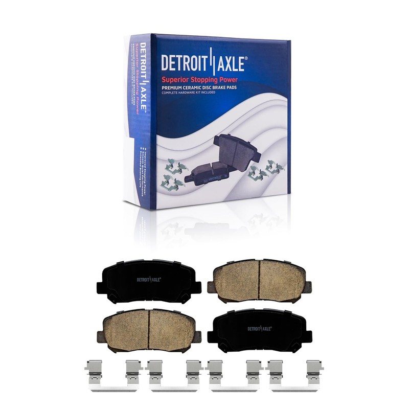 6pc Front Disc Rotors + Ceramic Brake Pads Kit for 2013 2014 - 2017 Mazda CX-5 gallery