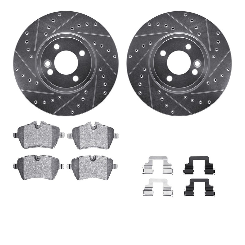 Dynamite Friction Disc Brake Kit for 2002-2006 Mini Cooper 7512-32000