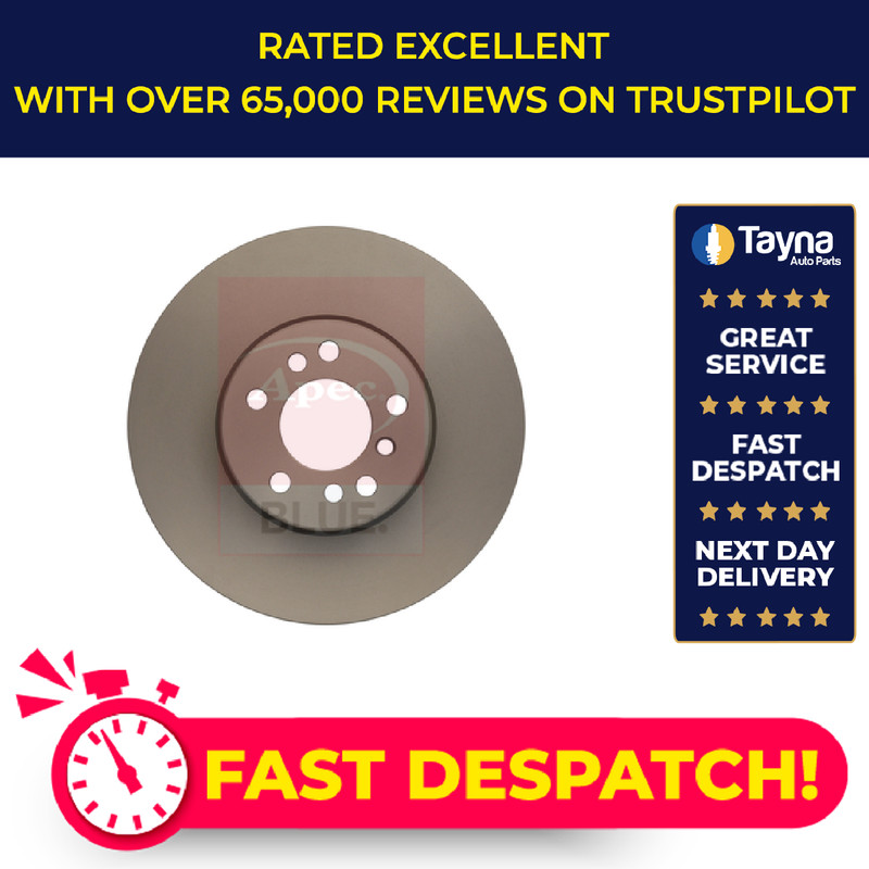 2x Brake Discs Pair Vented fits BMW 330D E46 3.0D Front 99 to 05 325mm Set New
