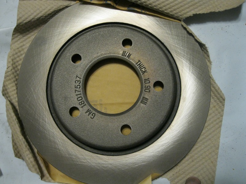 Disc Brake Rotor ACDelco 177-735 18017537