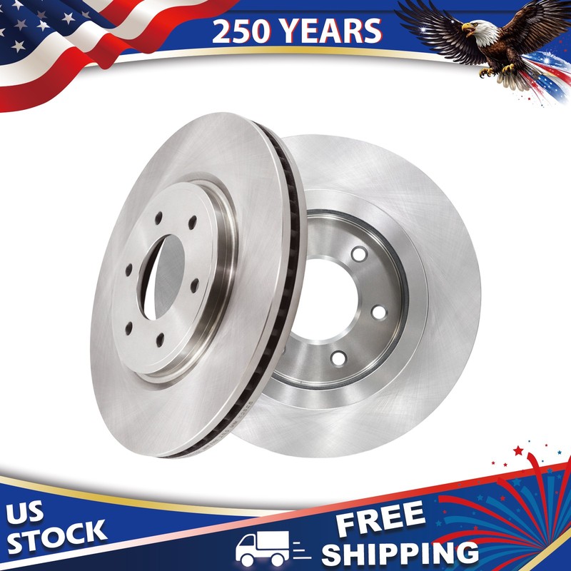 13.78″ 350mm Front Disc Brake Rotors For Nissan Armada Titan Infiniti QX56 6-Lug