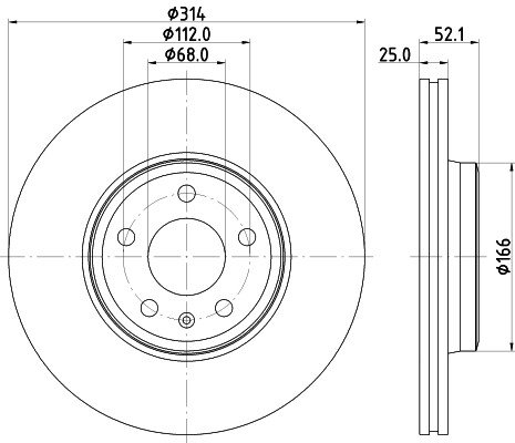 MINTEX Front BRAKE DISCS + PADS SET for AUDI A5 Sportback 2.0 TFSI 2009-2013 gallery