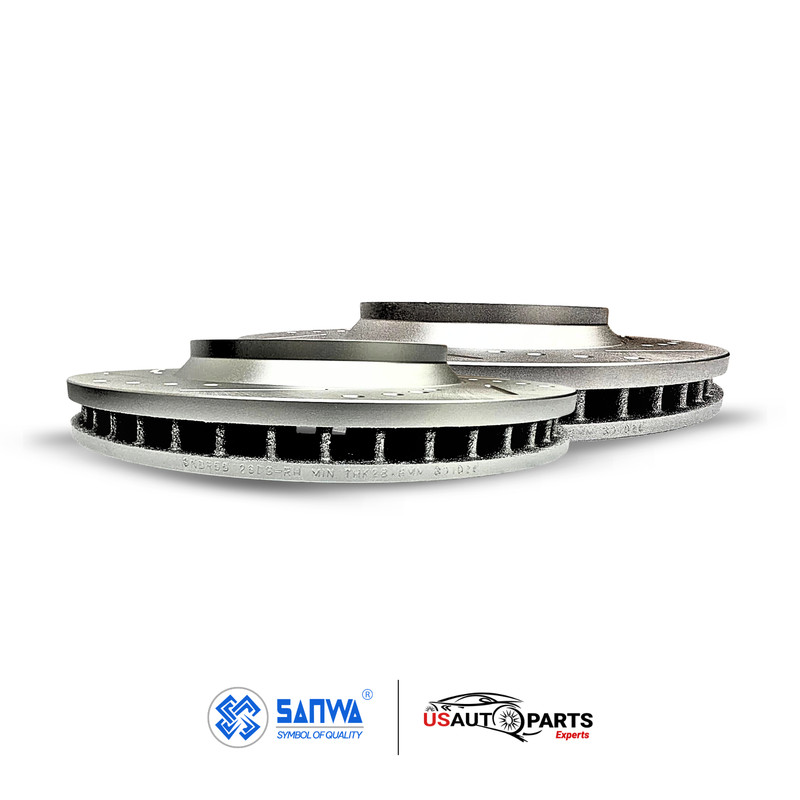 PAIR OF FRONT BRAKE ROTOR VENTED & COATED D&S 303 mm FOR CHEVROLET IMPALA 06-16 gallery