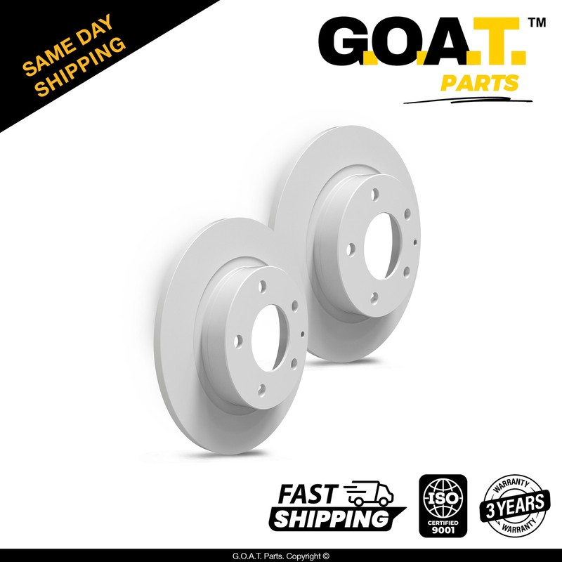 Rear Brake Rotors Set for 93-97 Ford Probe 93-97 Mazda 626 MX-6 Protege 10.28 in