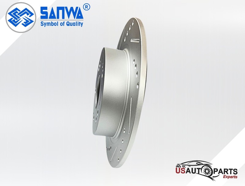 REAR RH BRAKE ROTOR SOLID & GEOMET COATED D&S 282mm FOR HONDA ACCCORD 05-24 3.0L gallery