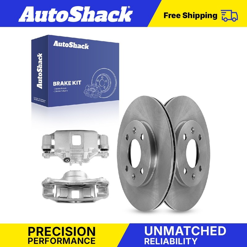 Front Brake Rotors Calipers for Kia Rio5 2006-2011 Hyundai Accent 1.6L