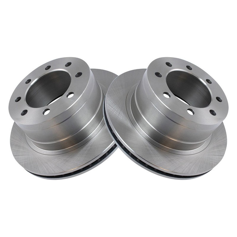 TRQ BRA75502 Disc Brake Rotors For Dodge Ram 3500 2003-2008 Rear