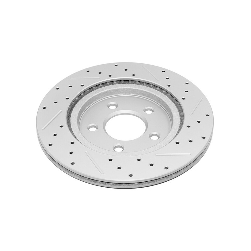 Rear Drilled Disc Brake Rotors for 2005 2006 2007 2008 2009 - 2014 Ford Mustang gallery