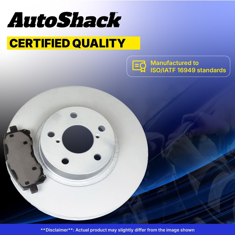 Rear Brake Rotors Ceramic Pads for Dodge, Grand Caravan 2008-2011 gallery